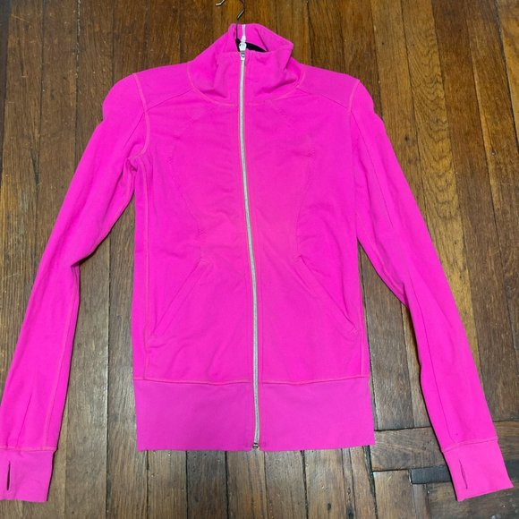 lululemon athletica Tops - Hot Pink Lululemon Athletica Zip Sweatshirt